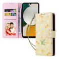 thumbnail image 1 of Compatible With Samsung Galaxy A34 5g Case Retro Gilded Flower Pu Leather Rfid Blocking Wallet Cover, 1 of 3