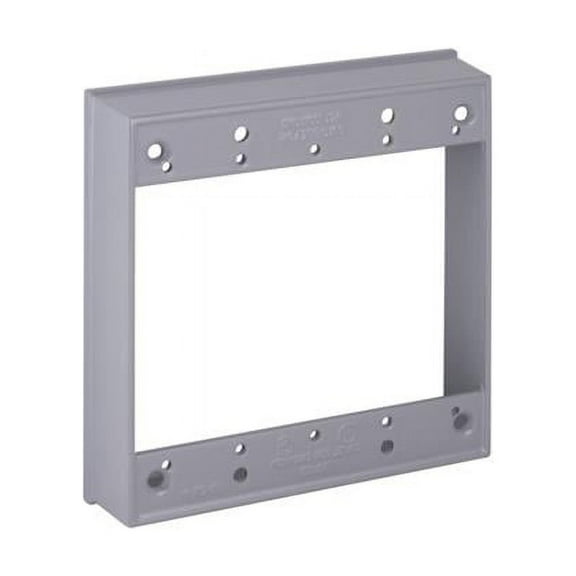 Bell Outdoor Extension Box, 2 Gangs, Aluminum 5407-0