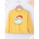 thumbnail image 5 of Sudadera con capucha de manga larga y cuello redondo para niños y niñas, ropa navideña con dibujos animados de Papá Noel, color rojo, para festivales, hogar y Navidad, 5 of 5