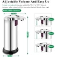 thumbnail image 4 of Non-Contact Stainless Steel Automatic Soap Dispenser Infrared Sensor Liquid Dispenser For Bathroom Or Kitchen (Silver), 4 of 7