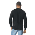 thumbnail image 3 of Gildan Ultra Cotton Men’s Long Sleeve Pocket T-Shirt, Casual Crewneck Tee, Black, 3XL, 3 of 5