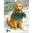 thumbnail image 1 of Carolines Treasures ASA2013GF Labrador Jaune et Houx Drapeau Jardin Taille, 1 of 3