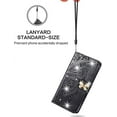thumbnail image 6 of Wallet Case for Moto G 5G 2024 Case Crystal Glitter Bling with Card Holder Stand Leather Flip Phone Case Diamond Butterfly Protective Case for Moto G 5G 2024 Crystal Black, 6 of 13
