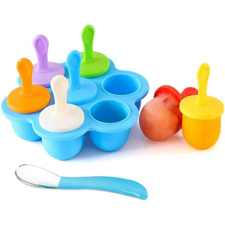 Lollipop Ice Hockey Mold Ice Ball Maker Silicone Ice Cream Mould Homemade  Ice Cube Popsicles Molds for Summer Kids
