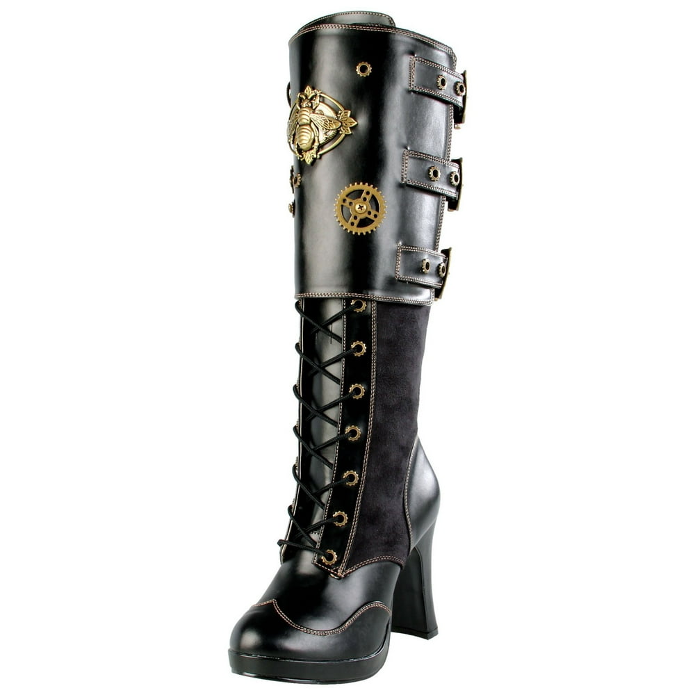 steampunk female boots
