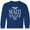 Royal Blue, variant on Maui Hawaii Surfing Long Sleeve Youth T-Shirt