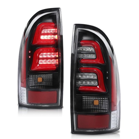 PIT66 LED Tail Lights Assembly,Fit for 2005-2015 Toyota Tacoma Tail Lamp Left Driver And Right Passenger Side