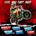 thumbnail image 6 of ESKUTE V101 Electric Bike for Adults & Teens 750W Peak 1500W, 28MPH, 48V 13Ah Battery, 16"x4.0" Fat Tire E-Bike, 7-Speed, Front Suspension, All-Terrain Ebike Black with Phonebag & Lock, UL2849, 6 of 9