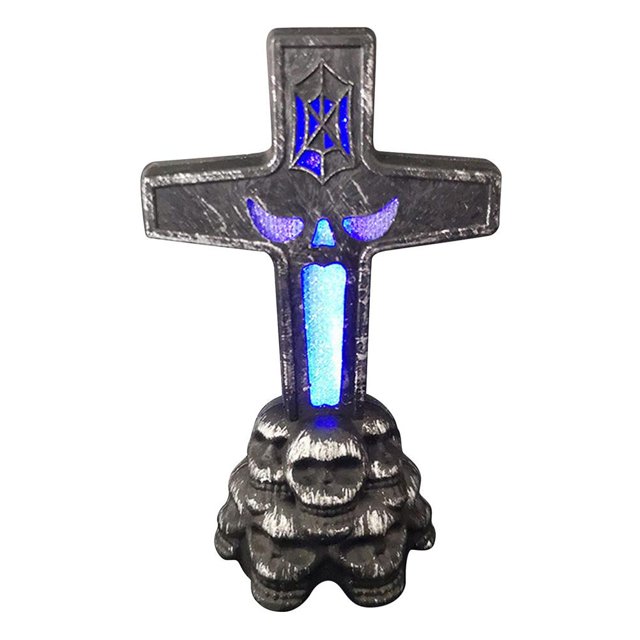 Lápida Luz Lápidas Estatuilla Luz Para Decoración De Halloween Methold HA040043-02