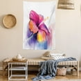 thumbnail image 2 of Flower Tapestry, Hibiscus Flower in Pastel Abstract Colorful Romantic Petal Pattern Artwork Print, Wall Hanging for Bedroom Living Room Dorm Decor, 40W X 60L Inches, Multicolor, by Ambesonne, 2 of 5