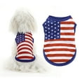 thumbnail image 3 of July 4th Dog Costume Set, Patriotic Dog Vest, US Flag Summer Dog Shirt, Mesh Breathable Independence Day Dog Outfits for Small Medium Large Dogs M, 3 of 6