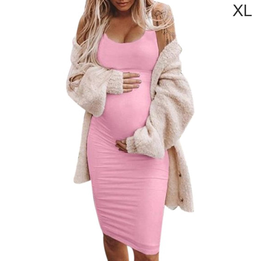 Pregnant pink dress Clearance