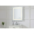 thumbnail image 4 of Helios 24in x 30in Hardwired LED mirror with touch sensor and color changing temperature 3000K/4200K/6400K, 4 of 5