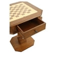 thumbnail image 2 of Dual-Side Chess Board Game Table with Storage Drawers & Flip-Top Game Tray - 3-in-1 Chess, Checkers & Backgammon Table  Cherry Finish Wooden Game Table for Adults (Chess Pieces Not Included), 2 of 6