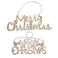 thumbnail image 1 of Shisuyan Elegant Design Christmas Hanging Sign Assorted Color 2Pcs 7.9X2.4X0.1In, 1 of 8