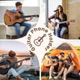 thumbnail image 6 of Guitar Phone Holder, Adjustable and Rotatable Mount for Guitars, Bass Guitar Accessories for Guitars Bass Ukulele, Compatible, Gifts for Guitar Players, Guitar Phone Clip,Black, 6 of 9