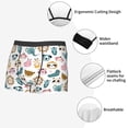 thumbnail image 3 of Pofeuu Cartoon Animals Print Men’s Boxer Briefs, Moisture-Wicking Underwear, Regular,Trunk-Large, 3 of 5