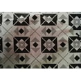 thumbnail image 4 of oneOone Cotton Silk Black Fabric Diamond & Triangle Geometric Sewing Craft Projects Fabric Prints By Yard 42 Inch Wide, 4 of 4