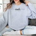 thumbnail image 4 of Made to Teach Elegant Script Sweatshirt, Teacher Appreciation Gift, Casual Educator Top, Unisex Crew Neck, 4 of 10