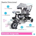 thumbnail image 2 of Triciclo Gemelar Doble Para Niños 360° Con Luz Y Sonido, 2 of 6