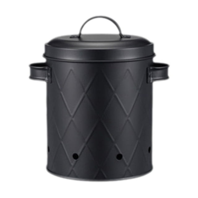 Potato and Onion Storage,Jars for Kitchen Storage Mesh Fruit Vegetable Bucket Kitchen Potato Onions Garlic Storage Bucket Potato Storage Jar Metal Bucket with Lid