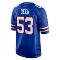 thumbnail image 3 of Men's Nike Branson Deen  Royal Buffalo Bills Game Jersey, 3 of 6