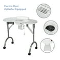 thumbnail image 6 of OmySalon Folding Manicure Table Nail Desk with Electric Dust Collector, Wrist Cushion & Carrying Bag, 6 of 7