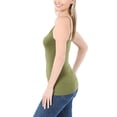 thumbnail image 5 of KOGMO Womens Seamless Stretchy Adjustable Strap Cami Tank Top, 5 of 6