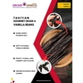 thumbnail image 1 of 1 oz Whole Tahitian Vanilla Bean Pods Grade A for Baking, Extract Making & Desserts, 1 of 5