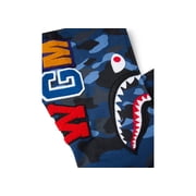 BAPE Mens Color Camo Shark Full Zip Hoodie Blue, from StockX