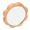 thumbnail image 4 of Espejo Cosmético De Madera, Espejo De Maquillaje Con Marco De Madera De Vidrio Redondo Portátil Para La Vida Diaria, 4 of 7