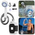 thumbnail image 2 of Portable Shower for Camping 2000mAh Rechargeable Outdoor Showerhead Camp Shower Pump for Pet Cleaning Beach Washing, 2 of 5