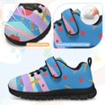 thumbnail image 7 of Pointodoor Rainbow Crayons Pens Shoes for Kids Non Slip Running Walking Casual Sneakers Lightweight Single Buckle Athletic Trail Sports Shoes for Preschool Students, 7 of 7