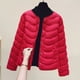 thumbnail image 5 of Chaqueta interior cálida y ligera de algodón acolchado pequeño para mujer, chaqueta corta de algodón con cuello redondo para otoño e invierno, chaqueta exterior pequeña de algodón acolchado, 5 of 6