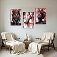 thumbnail image 4 of Hieng 3 Pieces Black Woman Wall Art Queen and Butterfly Pictures African American Canvas Prints Crown Poster High Heel Paintings for Bedroom Decor Unframed, 4 of 6