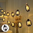 thumbnail image 1 of 3m 20LED Retro Kerosene Bottle Lamp Camping Atmosphere Lamp String Tent Ceiling Decoration Color Lamp Retro Horse Lantern, 1 of 4