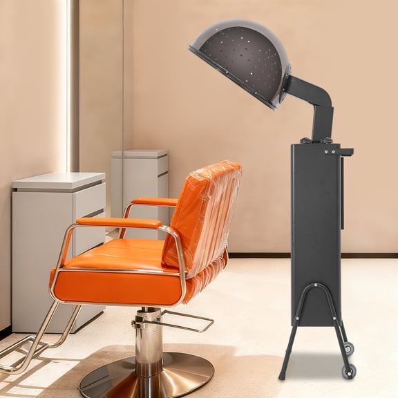 Salon Professional Hair Dryer with 14" Hood, 1200W, Adjustable Time/Temp