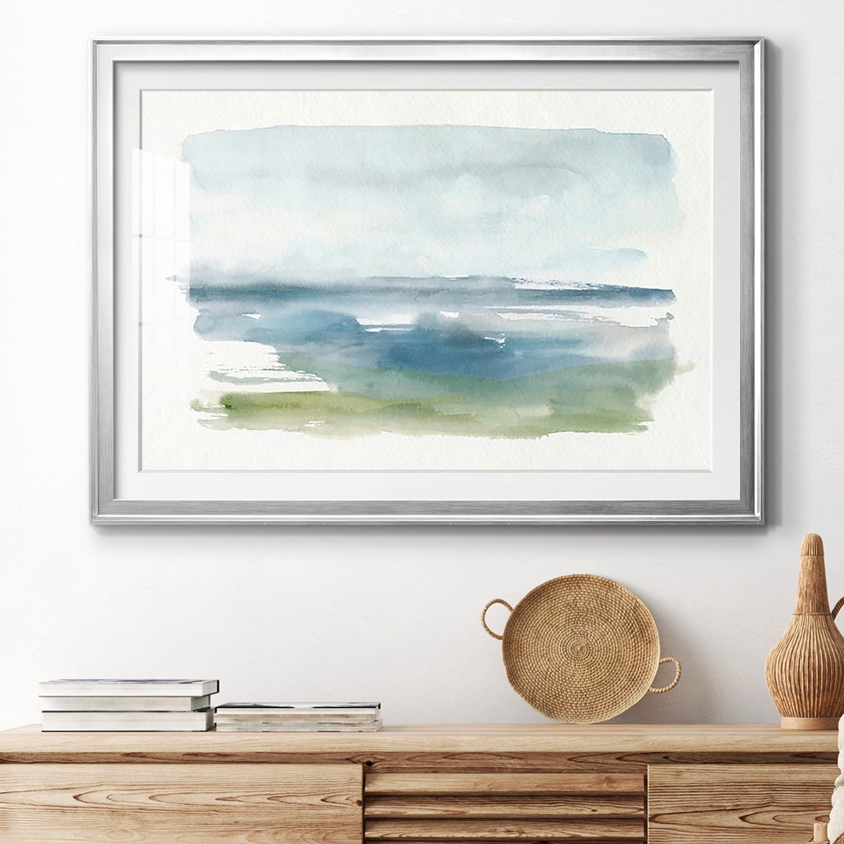 Coastline Splash IV Premium Framed Print - Ready to Hang