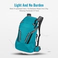 thumbnail image 3 of Mochila plegable ligera de nailon resistente al agua para senderismo, viajes, ciclismo y, 3 of 8