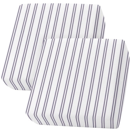 Couch Cushion Covers Purple Stripes Lines Sofa Cushion Cover Stretch Seat Covers Vertical Striped Sofa Slipcovers Soft Furniture Protector for Sectional Sofas Living Room Small-2 Pieces