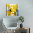 thumbnail image 4 of JEUXUS Abstract Yellow Wall Art Modern Abstract Canvas Wall Art the Pictures Print On Canvas Modern Artwork Wall Decoration for Home Living Room, 4 of 4