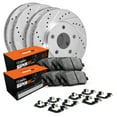 thumbnail image 1 of R1 Concepts Front Rear Brakes and Rotors Kit |Front Rear Brake Pads| Brake Rotors and Pads| Super Duty Brake Pads and Rotors| Hardware Kit|fits 2004-2008 Ford F-150; Lincoln Mark LT, 1 of 5