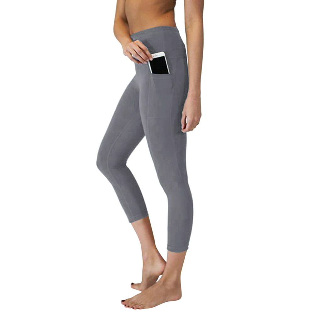 Bellella - Fashion Womens Slim Yoga Pants Leggings, Stitching Pocket ...