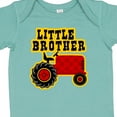thumbnail image 4 of Inktastic Red Tractor Little Brother Boys Baby Bodysuit, 4 of 5