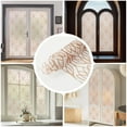 thumbnail image 3 of DKTIE 17.7" x 78.7" Yulan Flower Pattern Window Film, with Frosted Design for Dual Privacy Protection, Electrostatic Adsorption Installation that Is Detachable, With Installation Tools Provided., 3 of 9