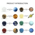 thumbnail image 4 of Ore Specimens Planets Collection Box Crystal Ball Ornaments Solar System Jade Agate New Natural 8Pcs Gift Birthstone, 4 of 11