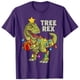 thumbnail image 1 of Navidad dinosaurio niños hombres luces de Navidad árbol Rex camiseta 100% algodón divertidas niñas camisetas de manga corta de verano, 1 of 3