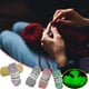 thumbnail image 1 of Fiudx Hilo Luminoso, Efecto Que Brilla En La Oscuridad, Poliéster Suave, Ideal para Manualidades, Arte y Decoración Del Hogar, Lavable a Máquina, 4 Rollos de 55 Yardas, Varios Colores., 1 of 2