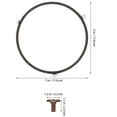 thumbnail image 2 of Beaupretty 1 Set Microwave Ring for Turntable Support Rotation in Kitchen Light Brown ABS, 2 of 8
