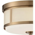 thumbnail image 6 of 2 Light Flush Mount In Classic Style 13.62 Inches Wide By 6.37 Inches High-Black Forged Finish Crystorama Lighting Trv-A3802-Bf, 6 of 10